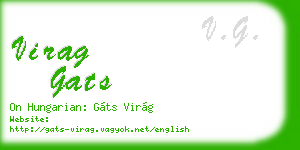 virag gats business card